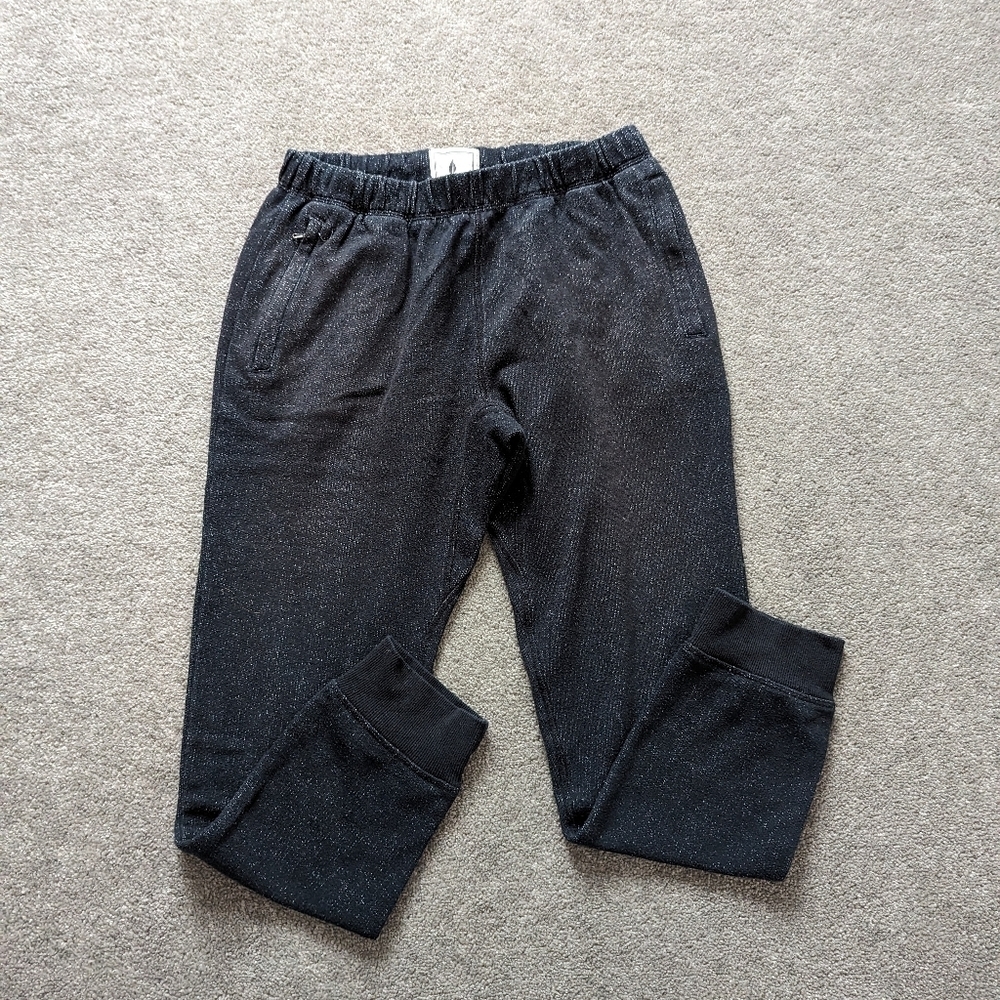 Reitmans essentials black lounge pants men's Small